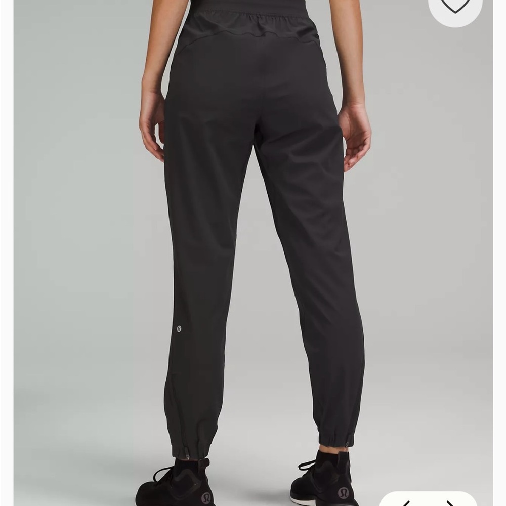 Women's Black Jogger Pants - Picture 3 of 7